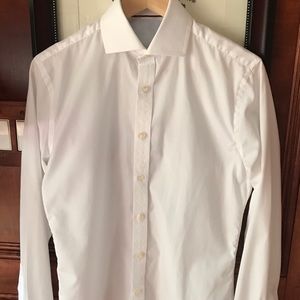 White dress shirt for cufflinks